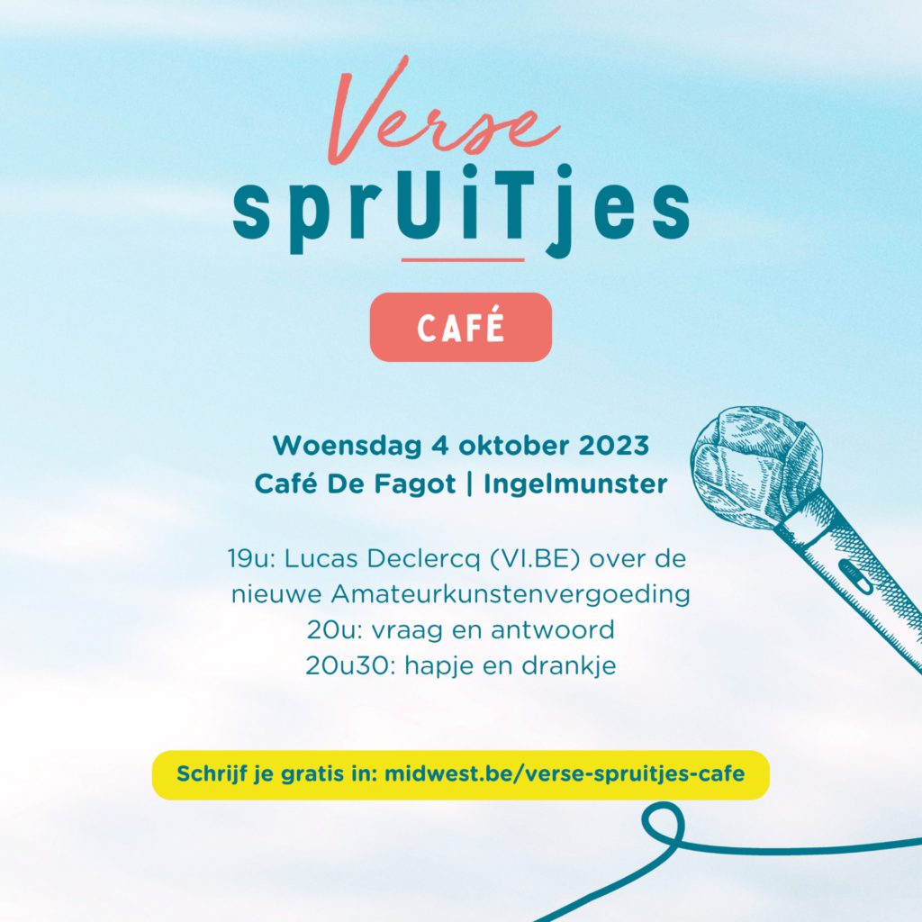 Eerste Verse SprUiTjes-café op 4 oktober!